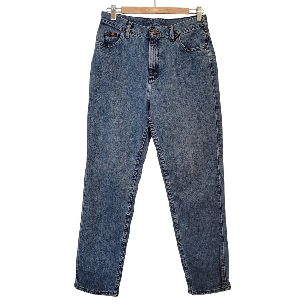 Lee Jeans Size 10 M High Rise Tapered Leg Denim Vintage Mom Jeans